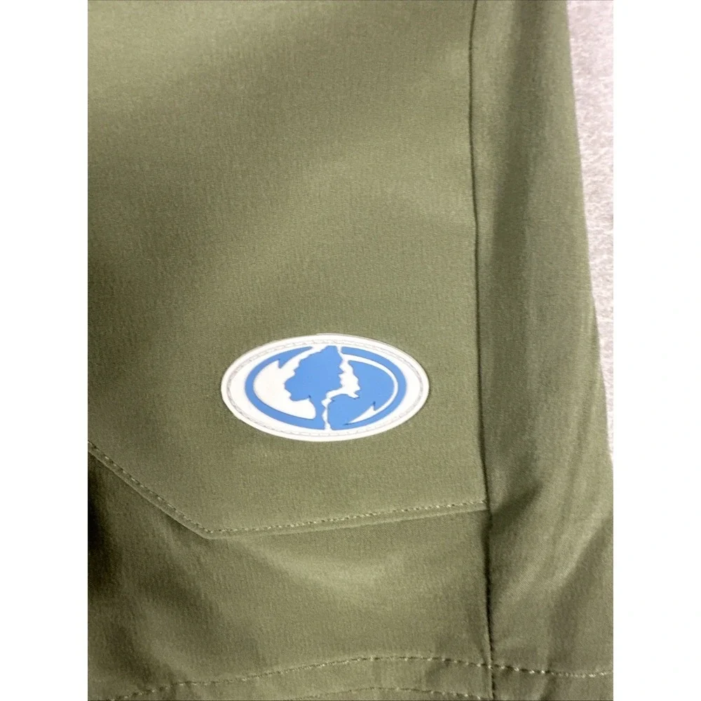 Mossy Oak Flex‎ Fishing Cargo Shorts Men's Small Olive green Hydroplex Cooling